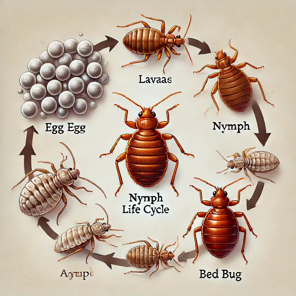 Bed bug life cycle
