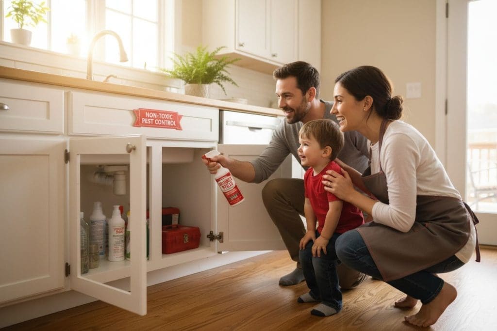 non-toxic pest control family