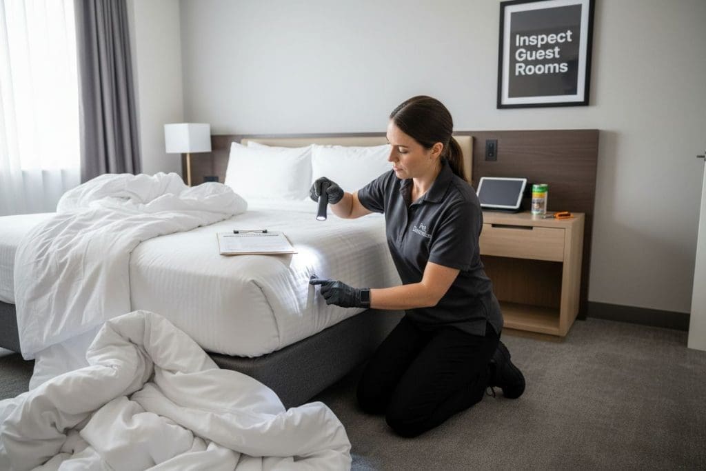 hotel bedbug inspection