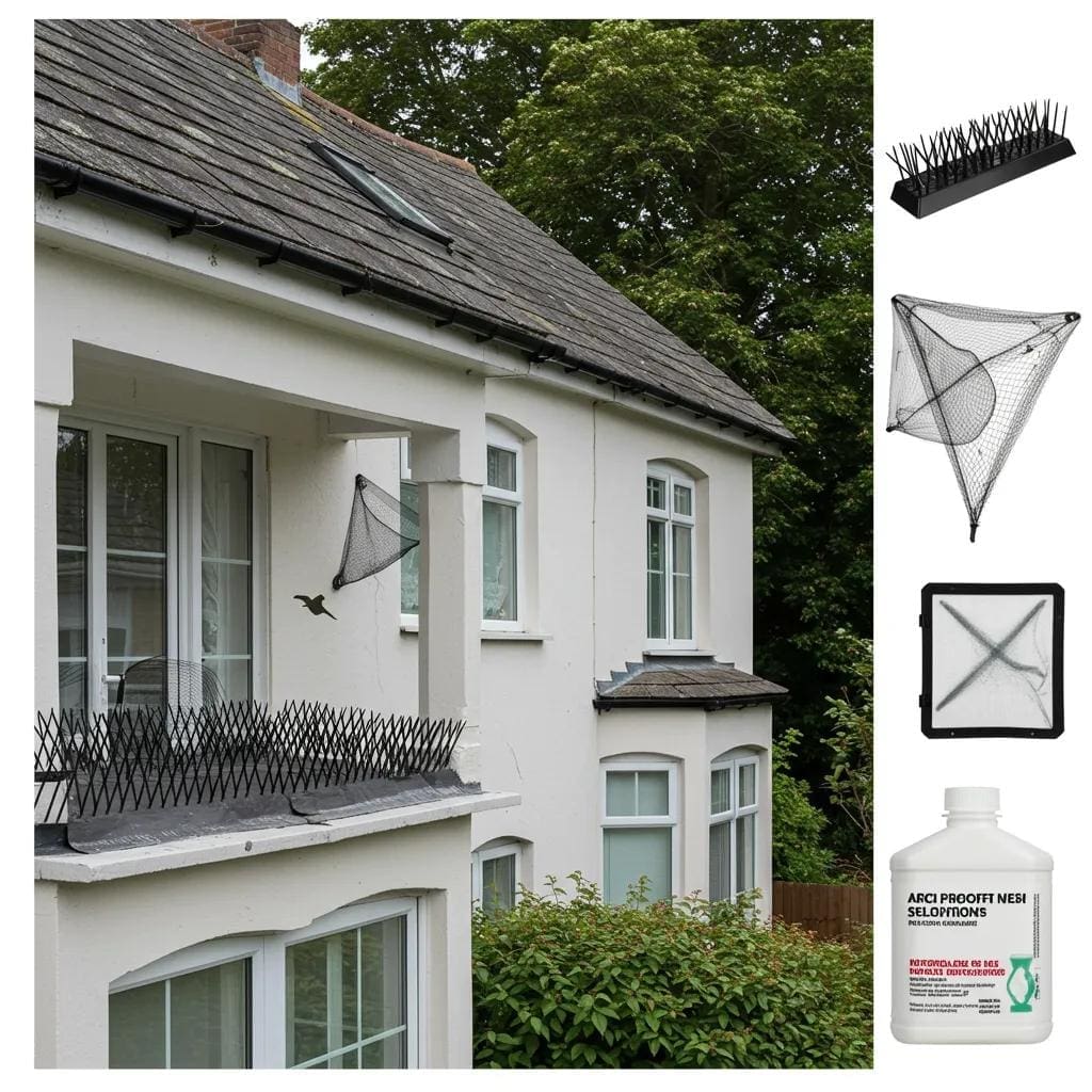Effective bird proofing solutions for UK properties including spikes and netting